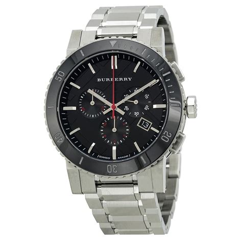 burberry mens digital watch|burberry men's watches chronograph.